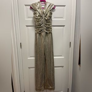 Johnathan Simkhai Light Gold Jumpsuit. Never worn!